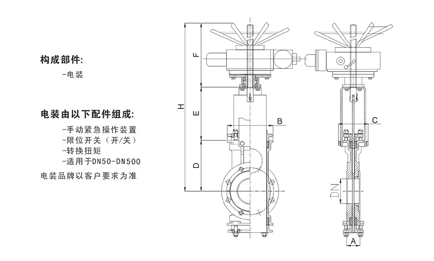 電動(dòng)穿透式雙向密封刀閘閥安裝圖.jpg